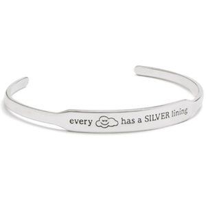 Origami Owl Silver Bracelet Every Cloud has a Silver Lining Trolls New Package